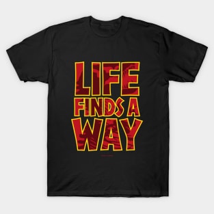 Jurassic Park Life Finds A Way Rex Skeleton T-Shirt